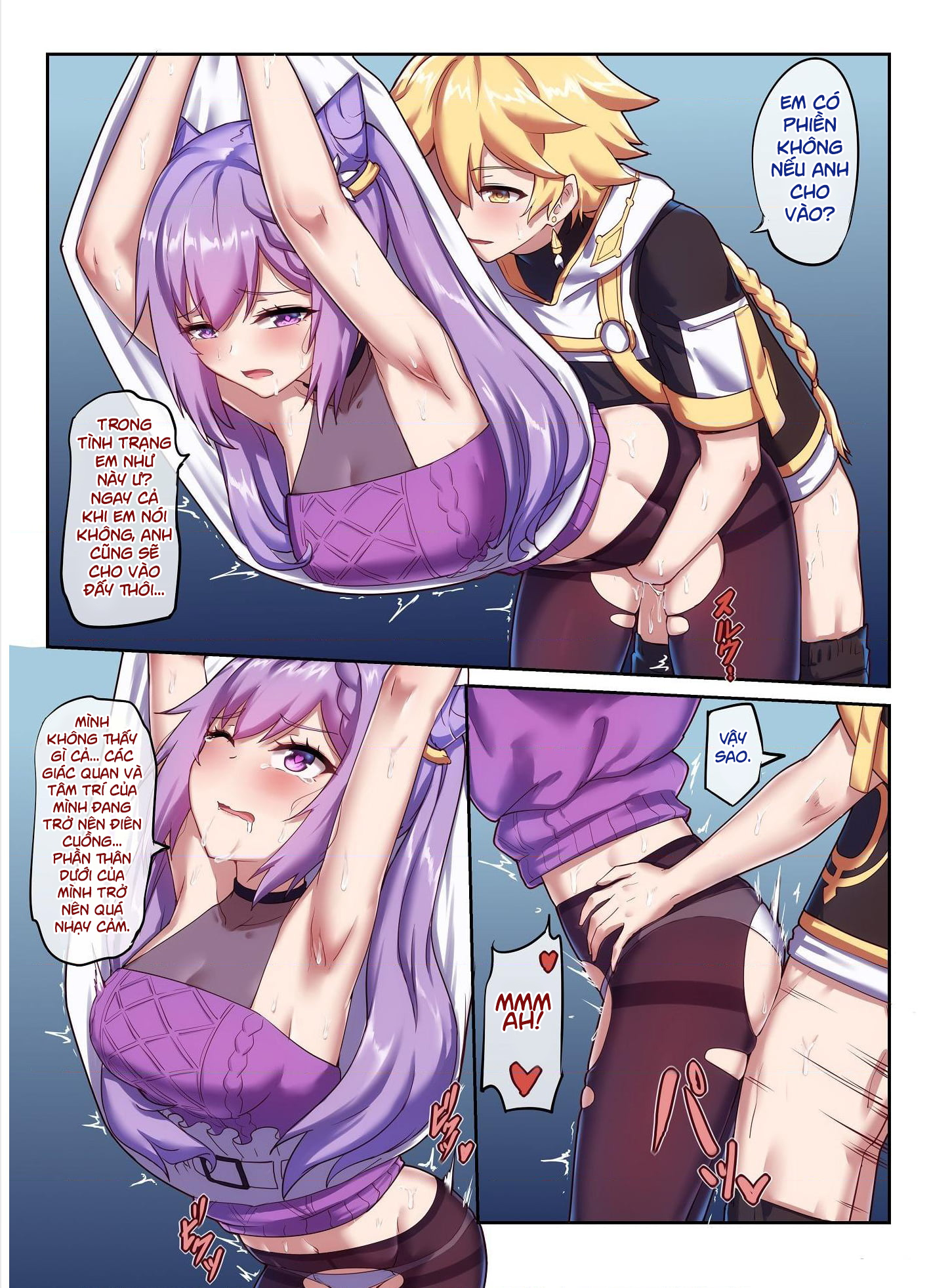 Đọc truyện hentai Keqing hẹn hò với Nhà Lữ Hành - Oneshot