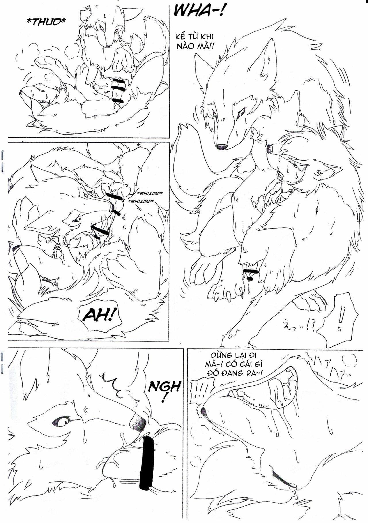 Đọc truyện hentai The love story of Ame and Mr Wolf - Oneshot