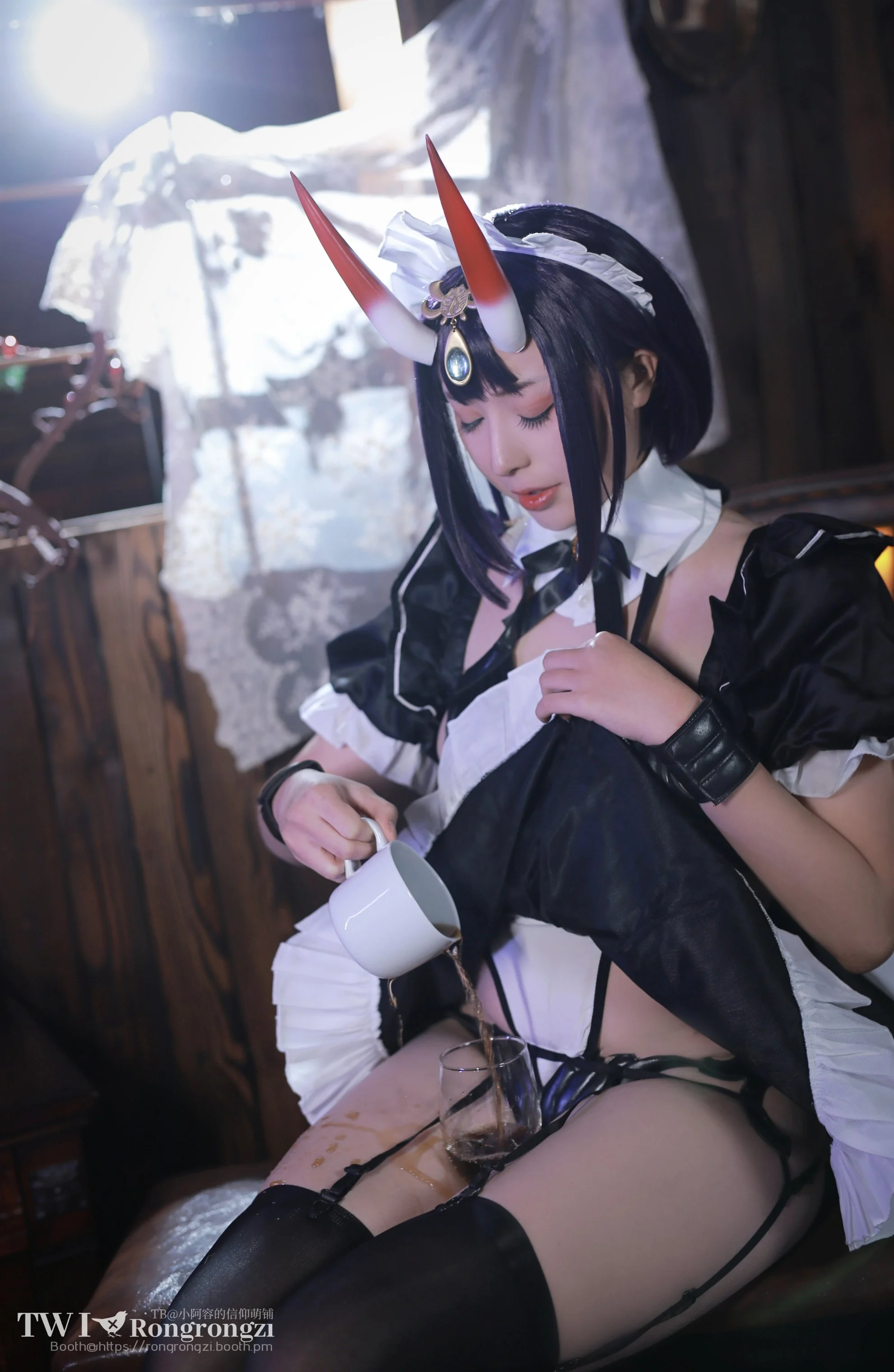 Đọc truyện hentai Tuyển tập Albums siêu phẩm Cosplay - Chap 897 - [Xiao Rongzi Gugugu] Shuten Doushi Maid (Fate Grand Order)