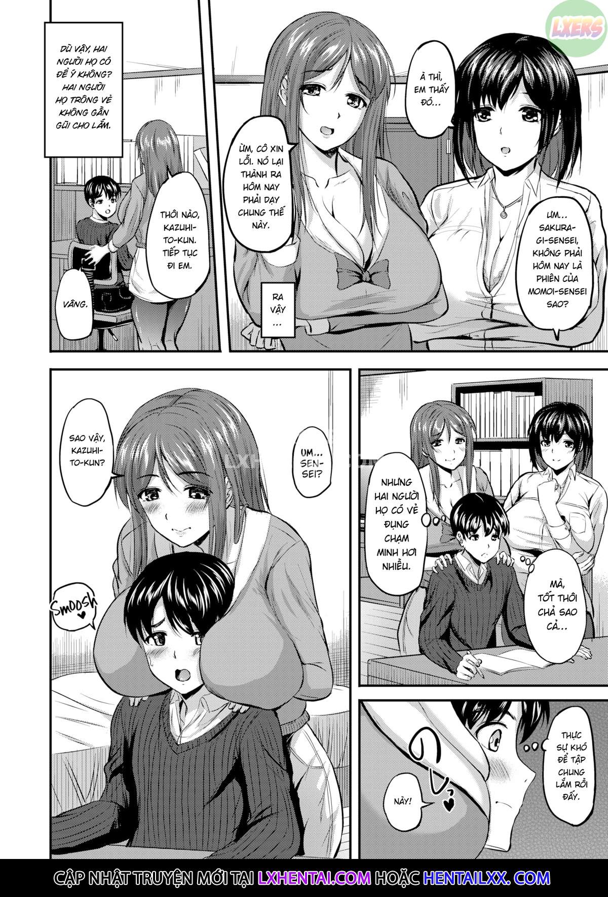 Đọc truyện hentai Hai chị gia sư - Oneshot