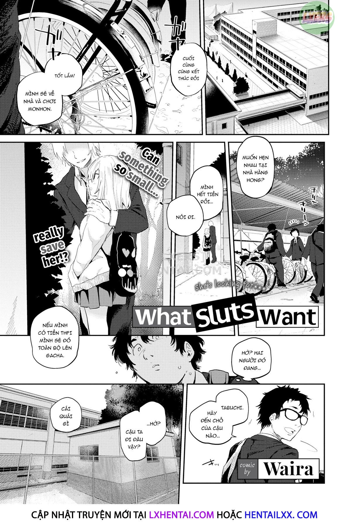 Đọc truyện hentai Gap in my Heart - Chap 6 - What Sluts Want