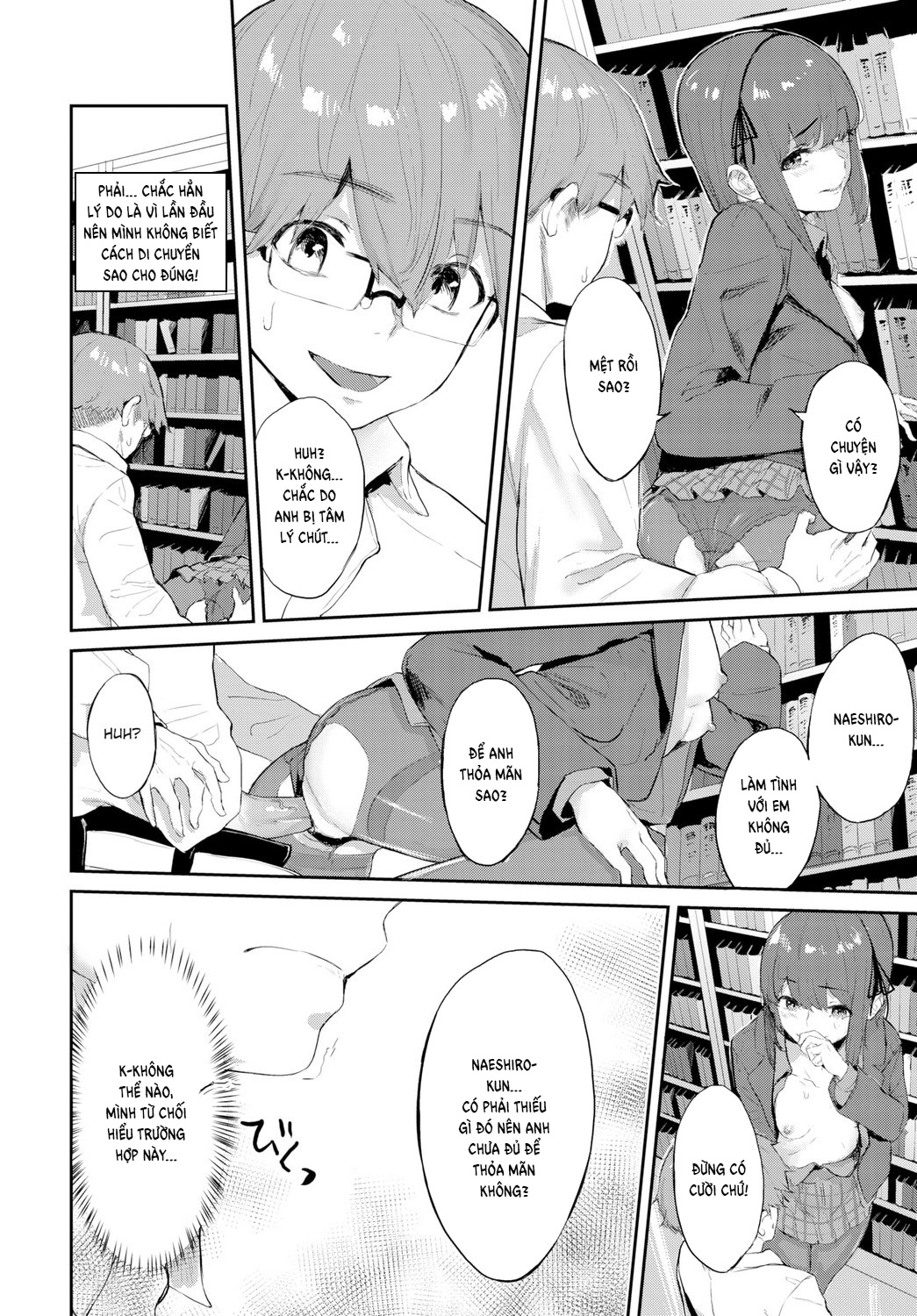 Đọc truyện hentai Library Secrets - Oneshot