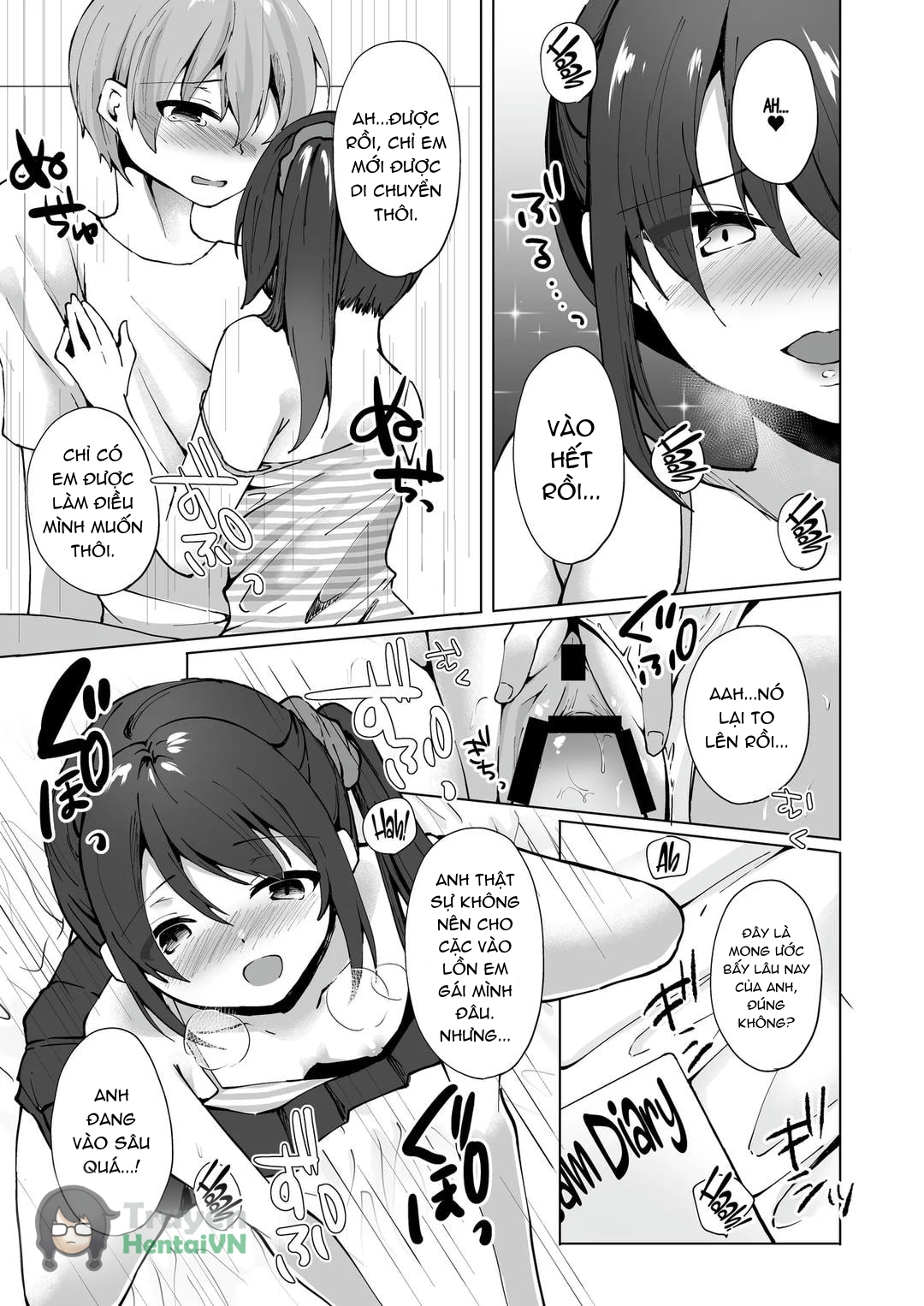 Đọc truyện hentai Namaiki J Imouto ga Onii-chan no Yumenikki o Kanaechau! Onii-chan, Kouiu no ga Suki nan desho? - Oneshot
