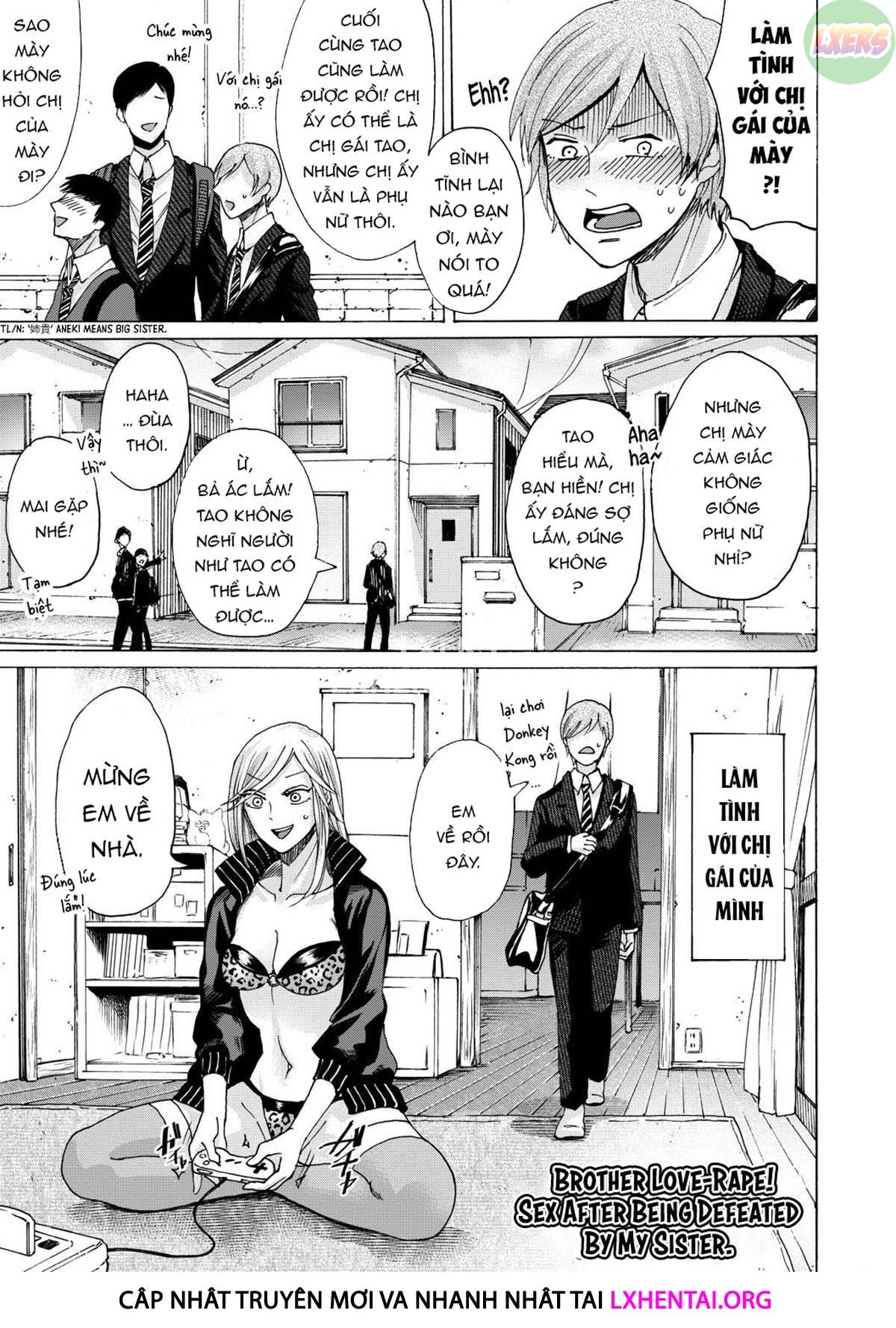 Đọc truyện hentai Cái lỗ thân mật của chị gái và anh trai - Chap 6