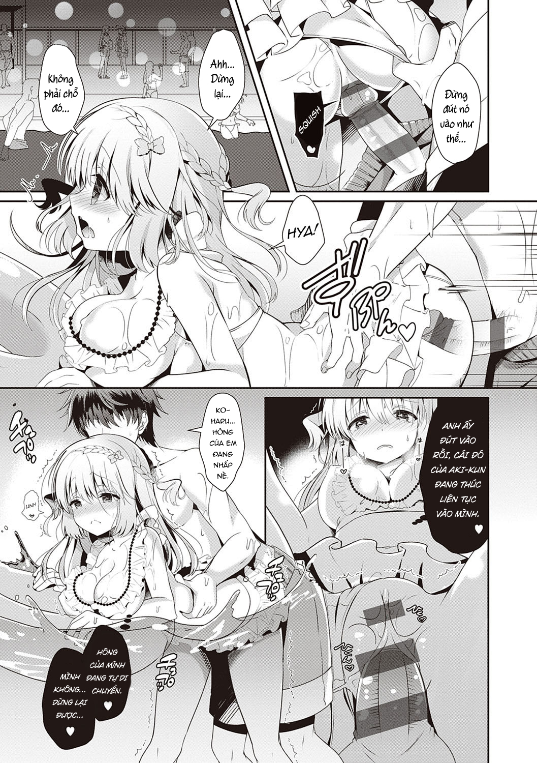 Đọc truyện hentai Osananajimi de Koibito no Kanojo to Shitai Koto Zenbu - Chap 3: Tại bể bơi cùng với người bạn thời thơ ấu