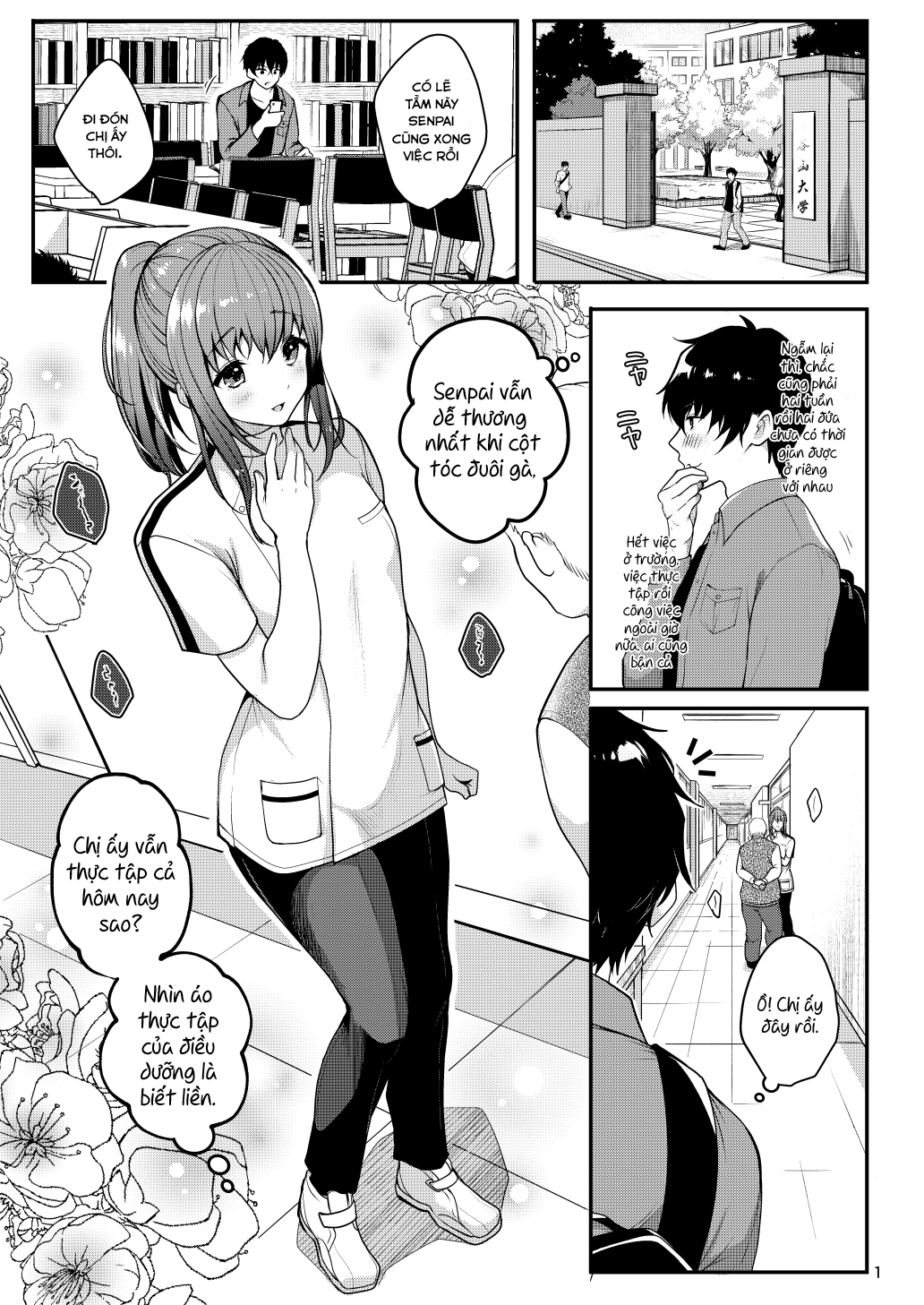 Đọc truyện hentai Senpai no Oppai - Chap 3