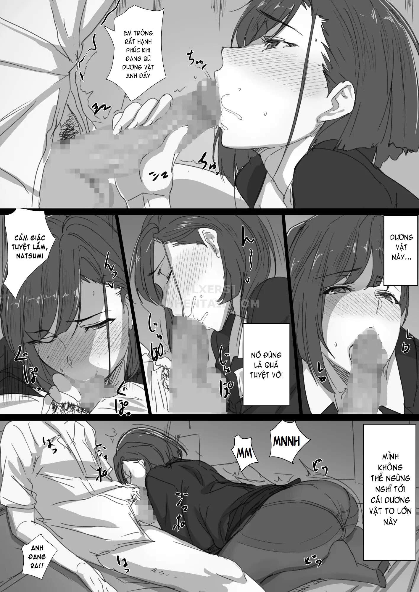 Đọc truyện hentai Kouman Tsuma ga Netorarete - Oneshot