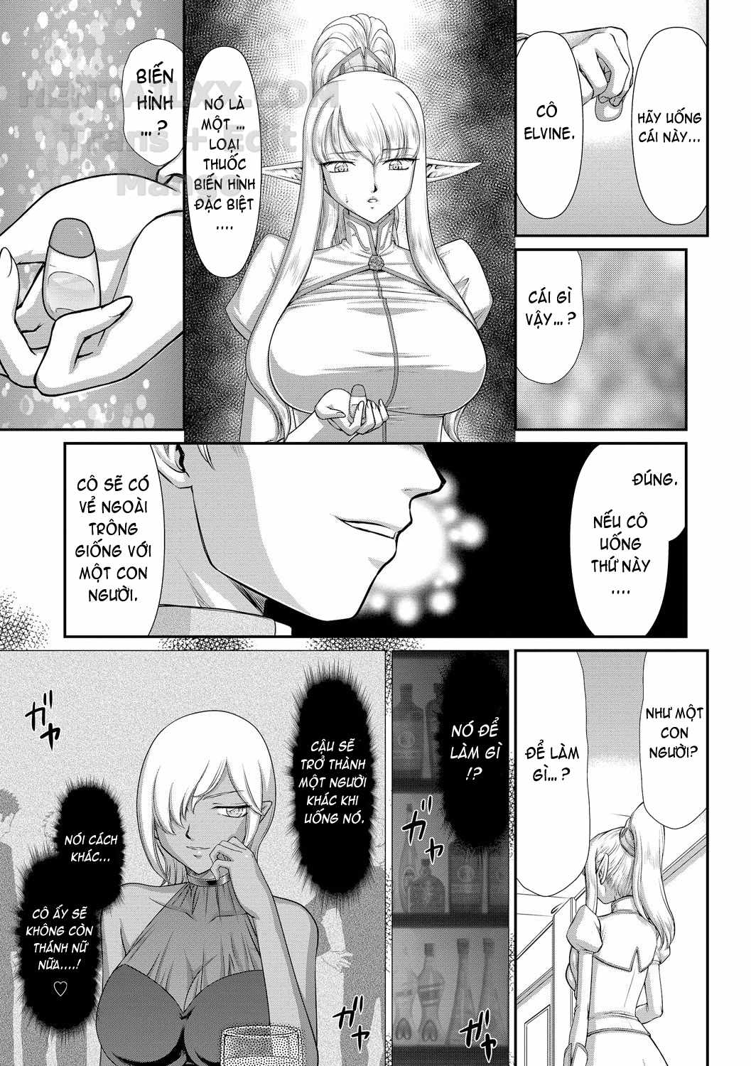Đọc truyện hentai Inraku No Seijo Elvine - Chap 9