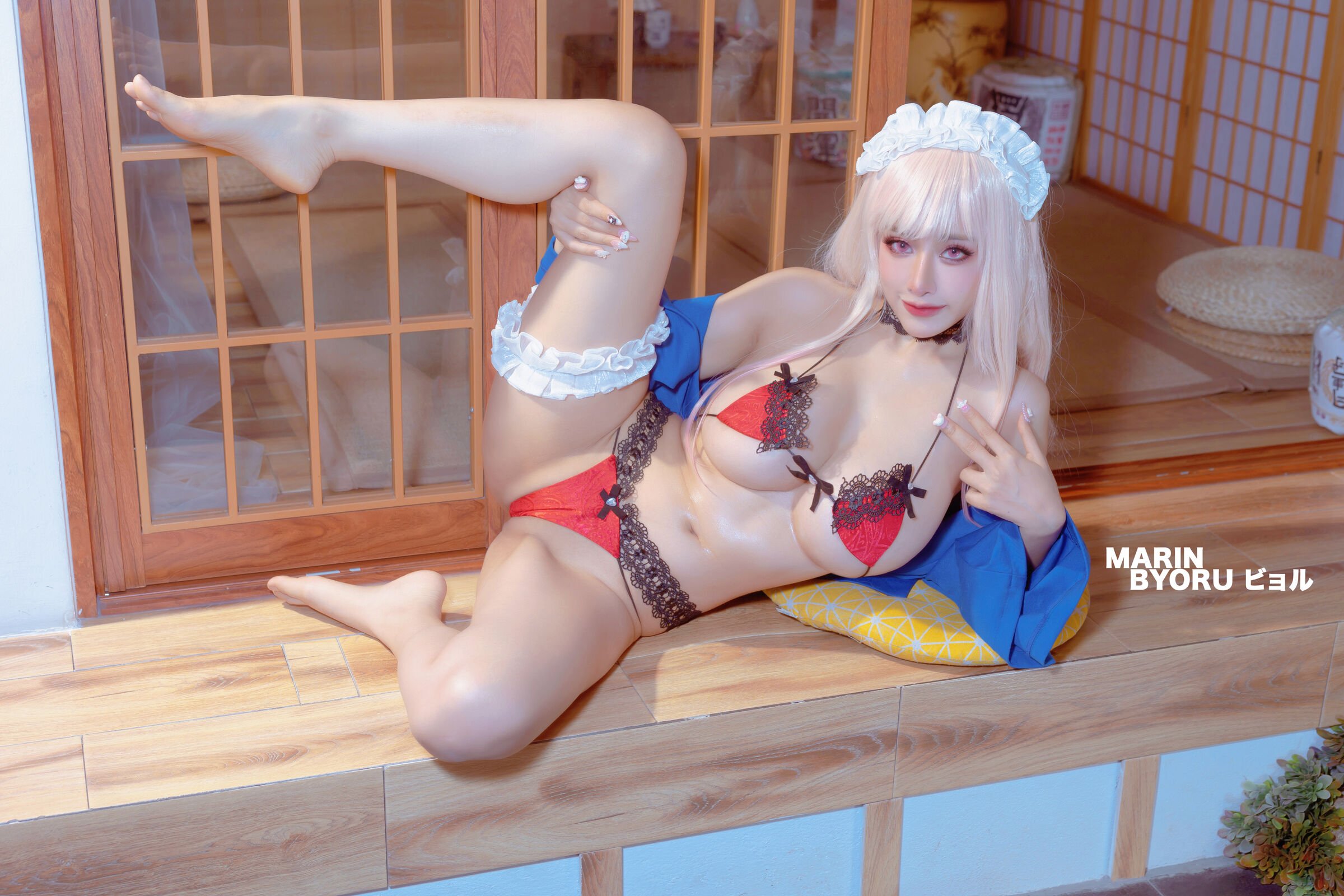 Đọc truyện hentai Tuyển tập Albums siêu phẩm Cosplay - Chap 267 - Byoru-Marin Red
