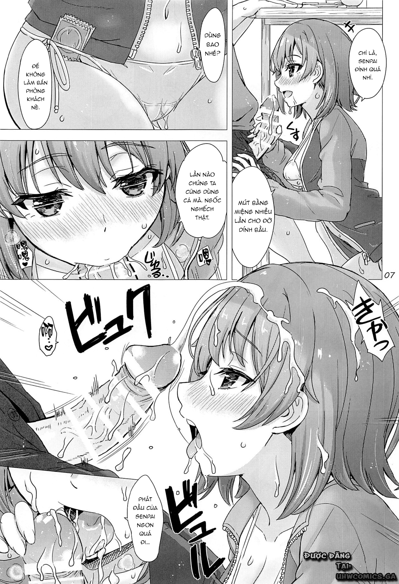 Đọc truyện hentai Em gái đang yêu và hậu bối gạ chịch của tôi - Oneshot