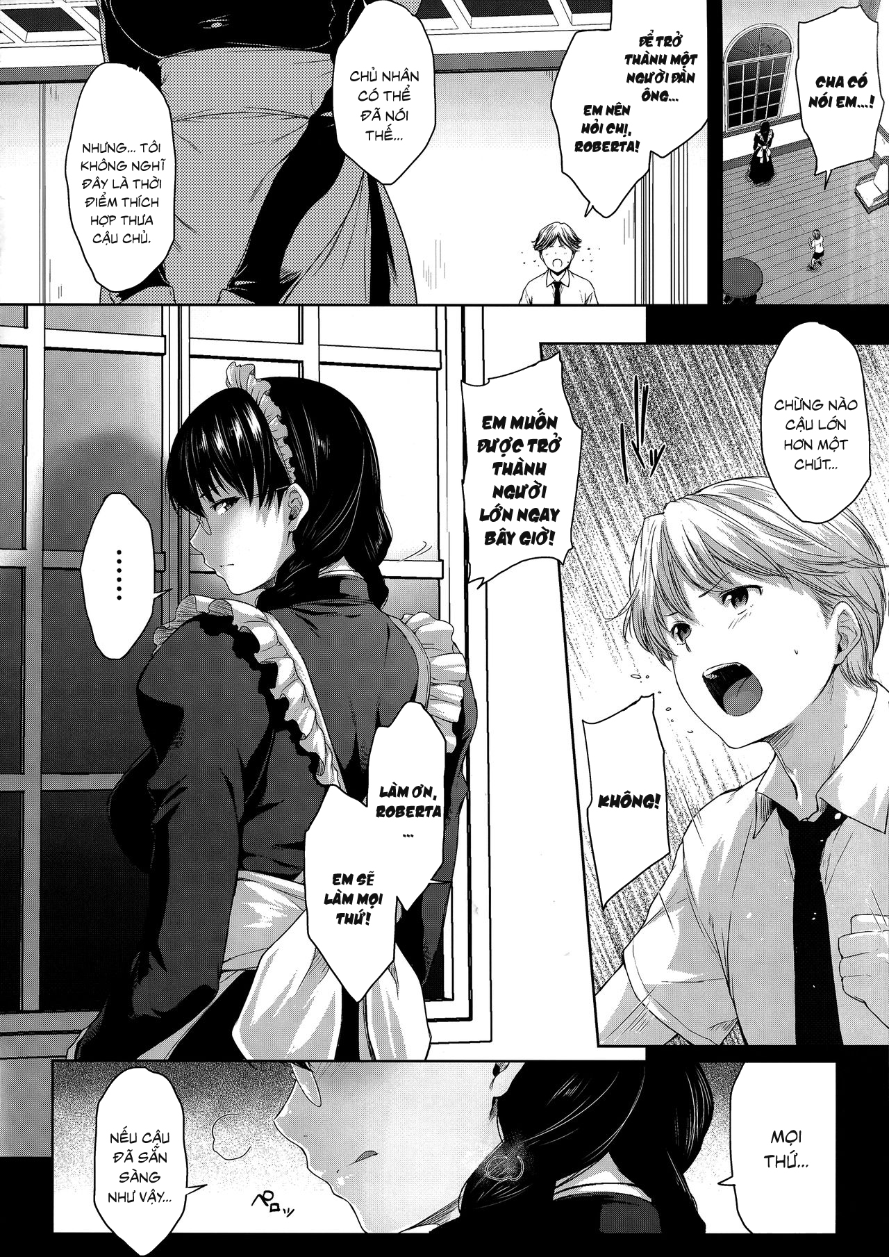 Đọc truyện hentai Maid No Tsutome - Oneshot - Có che