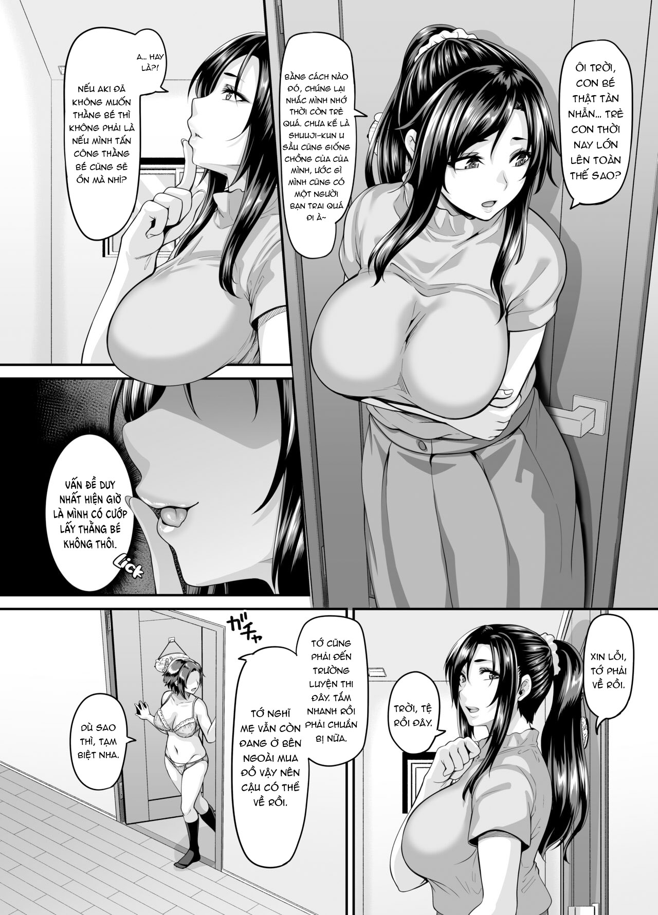 Đọc truyện hentai Sự giúp đỡ đến từ người mẹ dâm dục!!! - Oneshot_Part_1