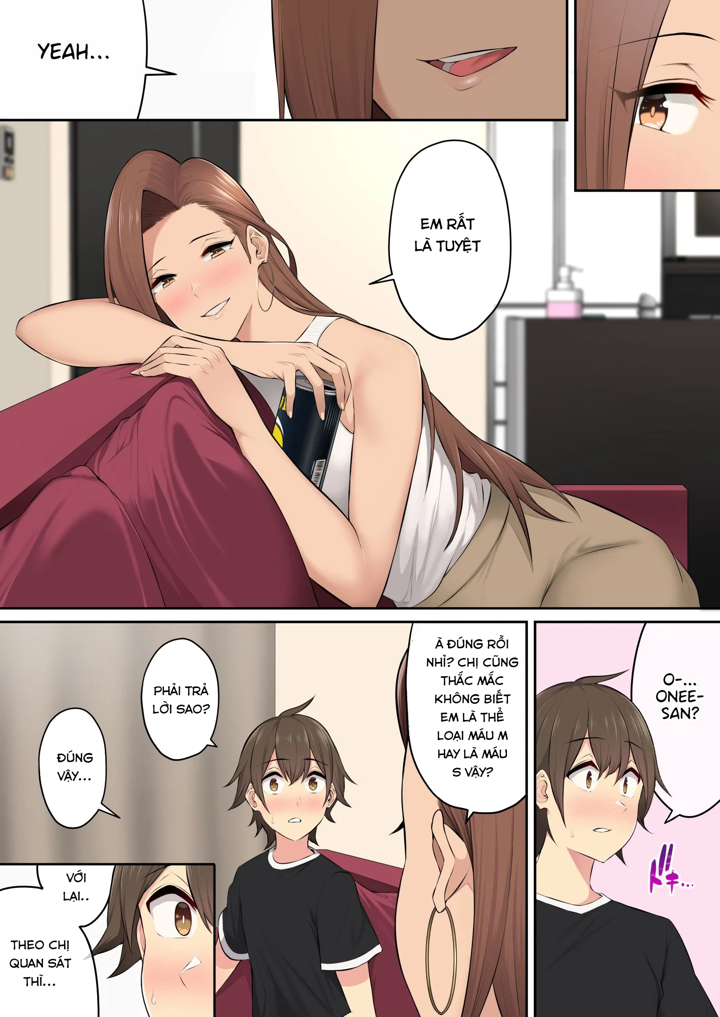 Đọc truyện hentai Imaizumi đưa cả bầy Gyaru về nhà mình - Chap 4.2