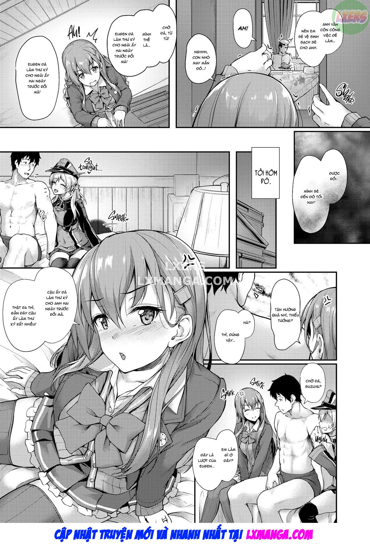 Đọc truyện hentai Đô đốc ngài L có tất cả cho riêng mình - Oneshot