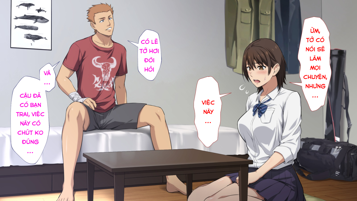 Đọc truyện hentai Netorareta JoshiMane ~Migite no Daida wa Ace no Kanojo~ - Chap 1