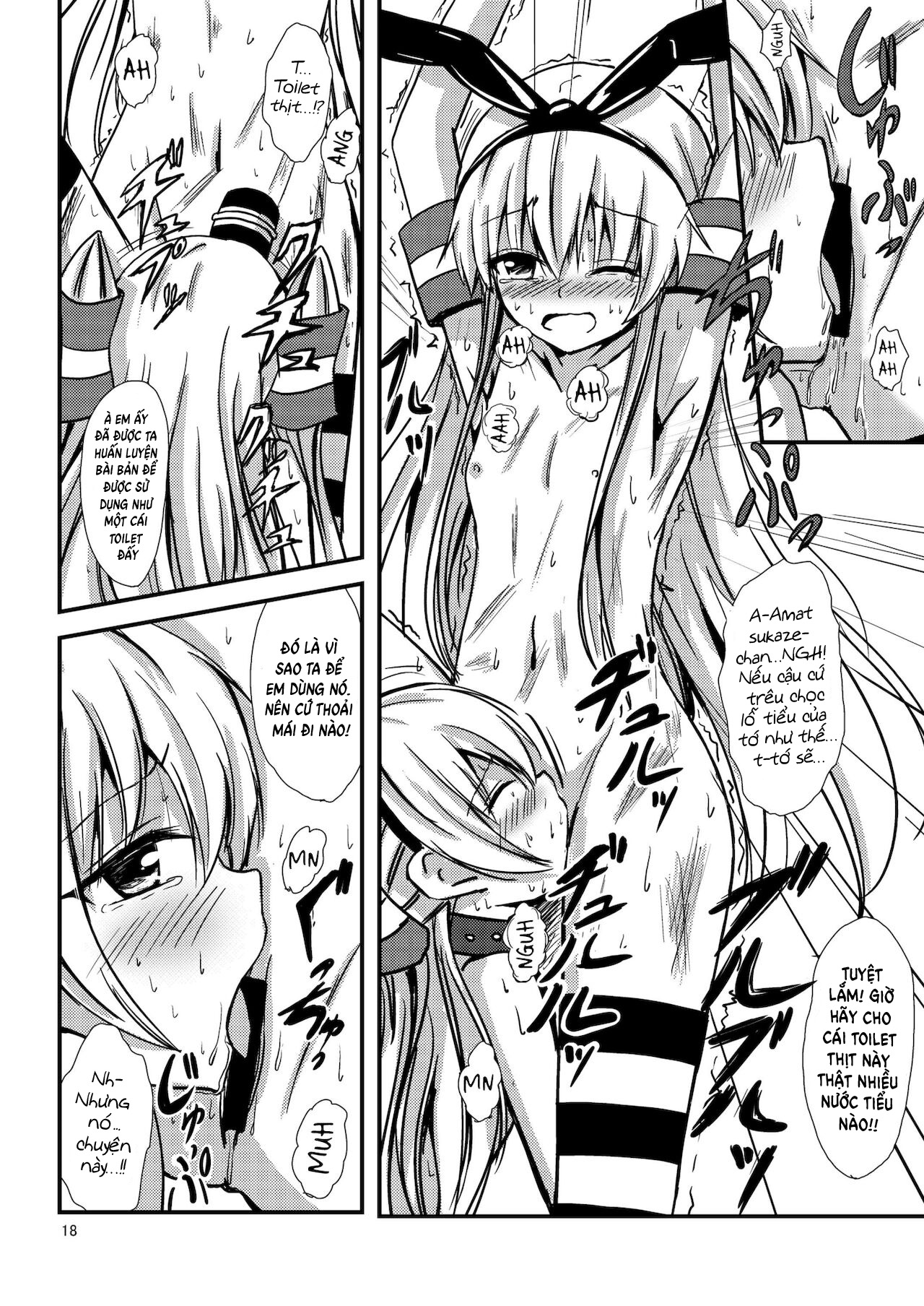 Đọc truyện hentai Kuubo Wo-Kyuu-chan no Shimakaze Yuri Dorei Choukyou~Senkan Re-Kyuu no Shucchou SM Choukyou Hen~ - Oneshot