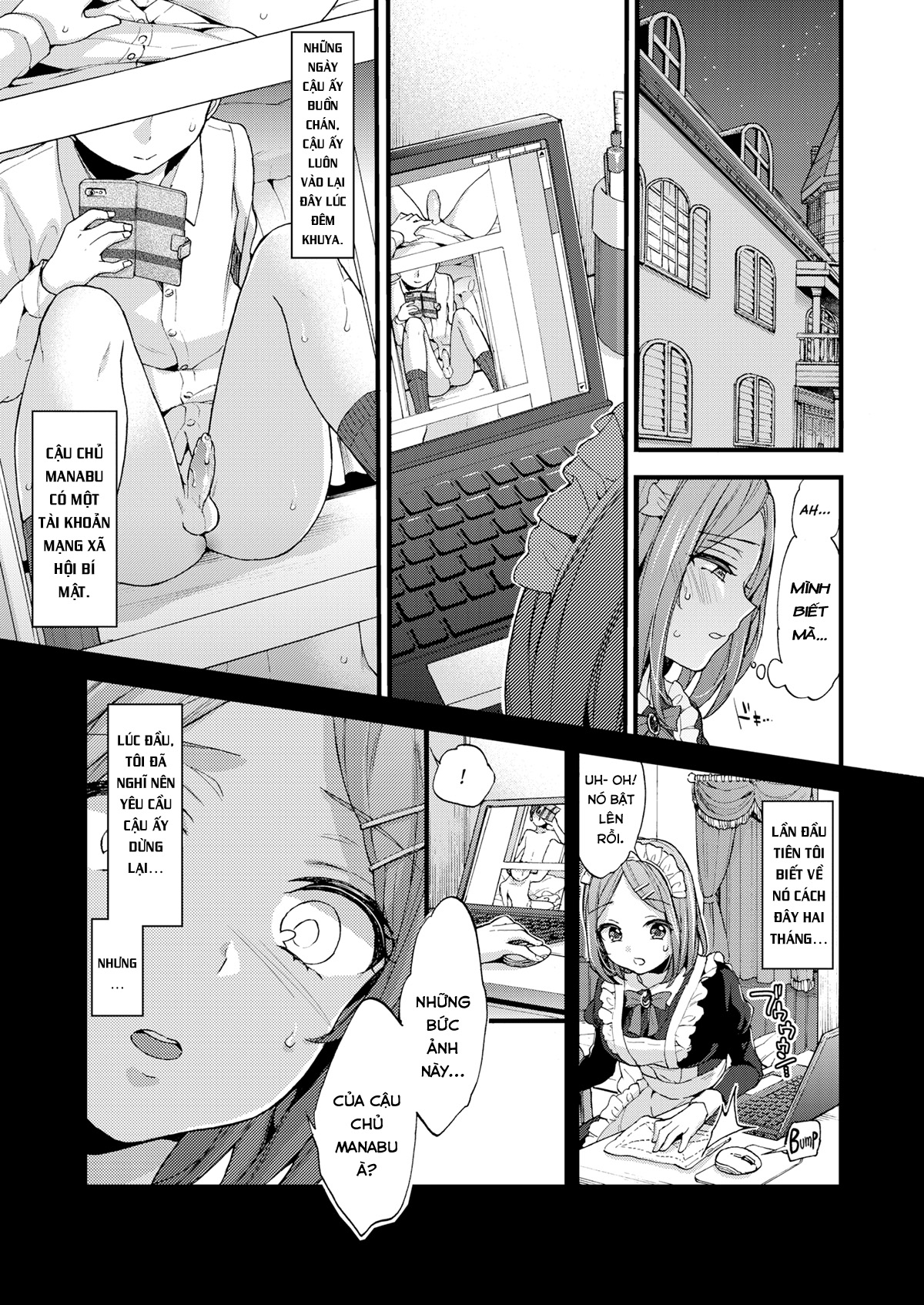 Đọc truyện hentai Master manabu has hit puberty - Oneshot