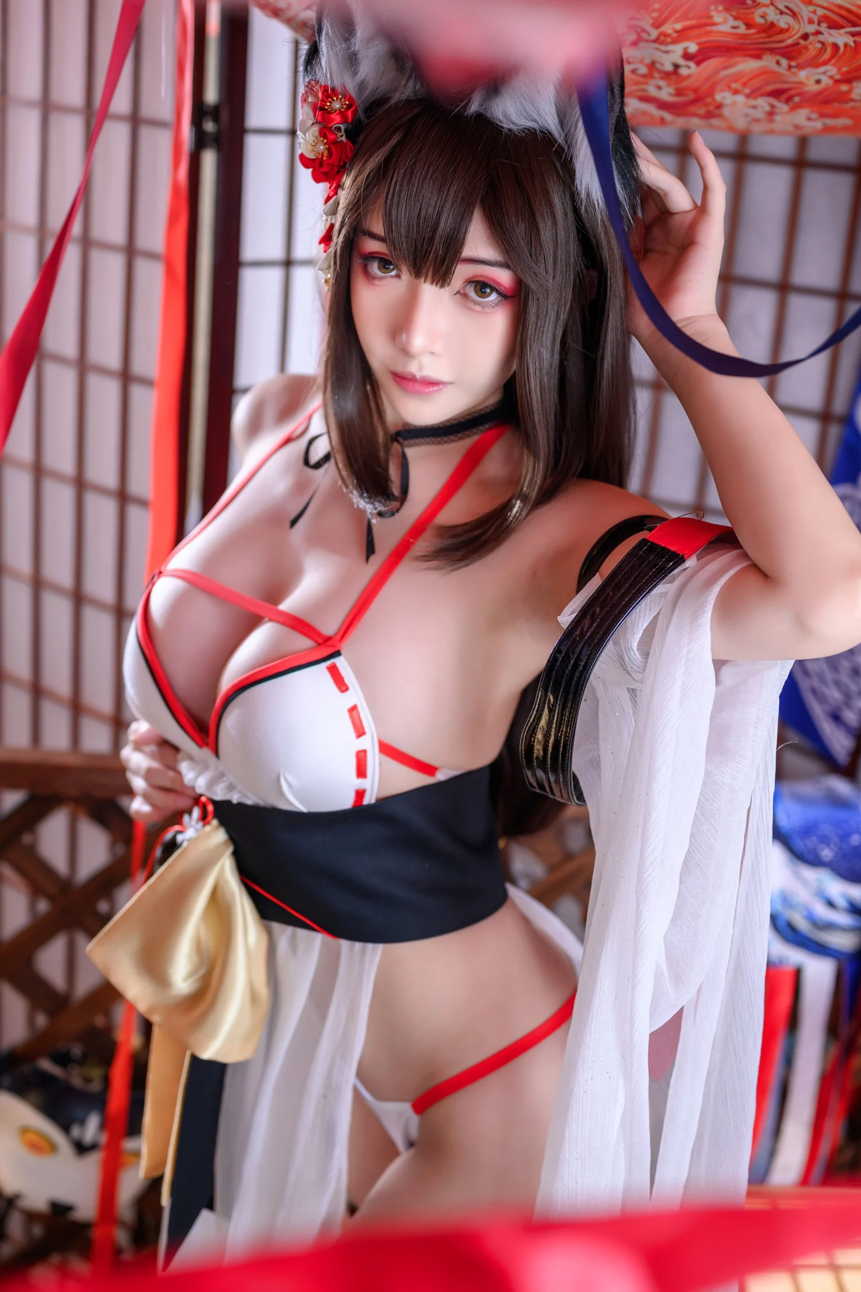 Đọc truyện hentai Tuyển tập Albums siêu phẩm Cosplay - Chap 928 - [Wenmei] Amagi-Wending Waters, Serene Lotus