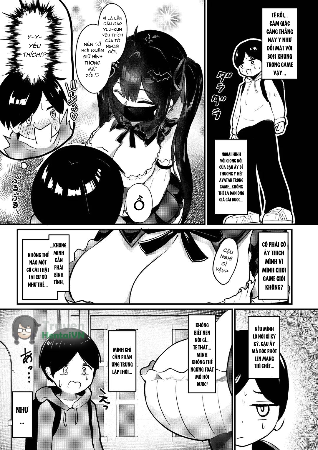 Đọc truyện hentai Hinekure Doutei ga Off-kai Ittara Succubus ni Ochinchin Propose Shichatta Hanashi - Oneshot