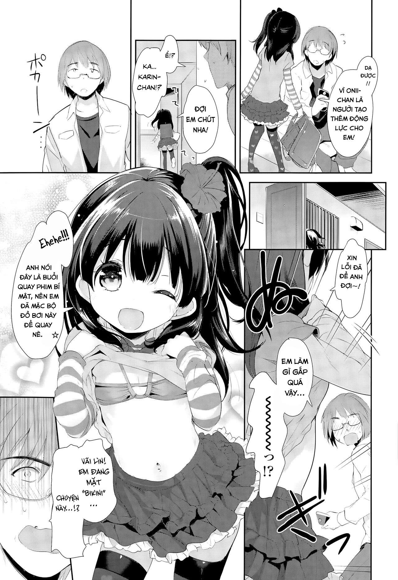 Đọc truyện hentai Tôi may mắn được húp bé loli idol nhà kế bên. - Oneshot