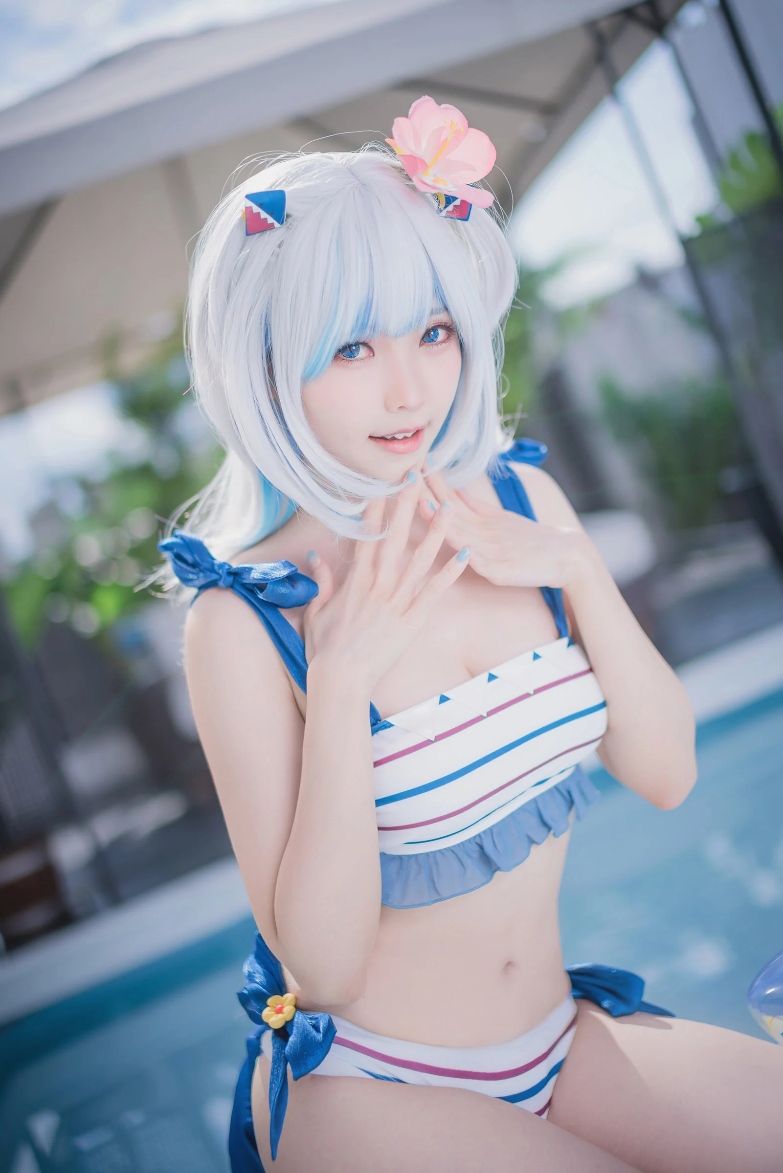 Đọc truyện hentai Tuyển tập Albums siêu phẩm Cosplay - Chap 518 - Ely - Gura Swimsuit