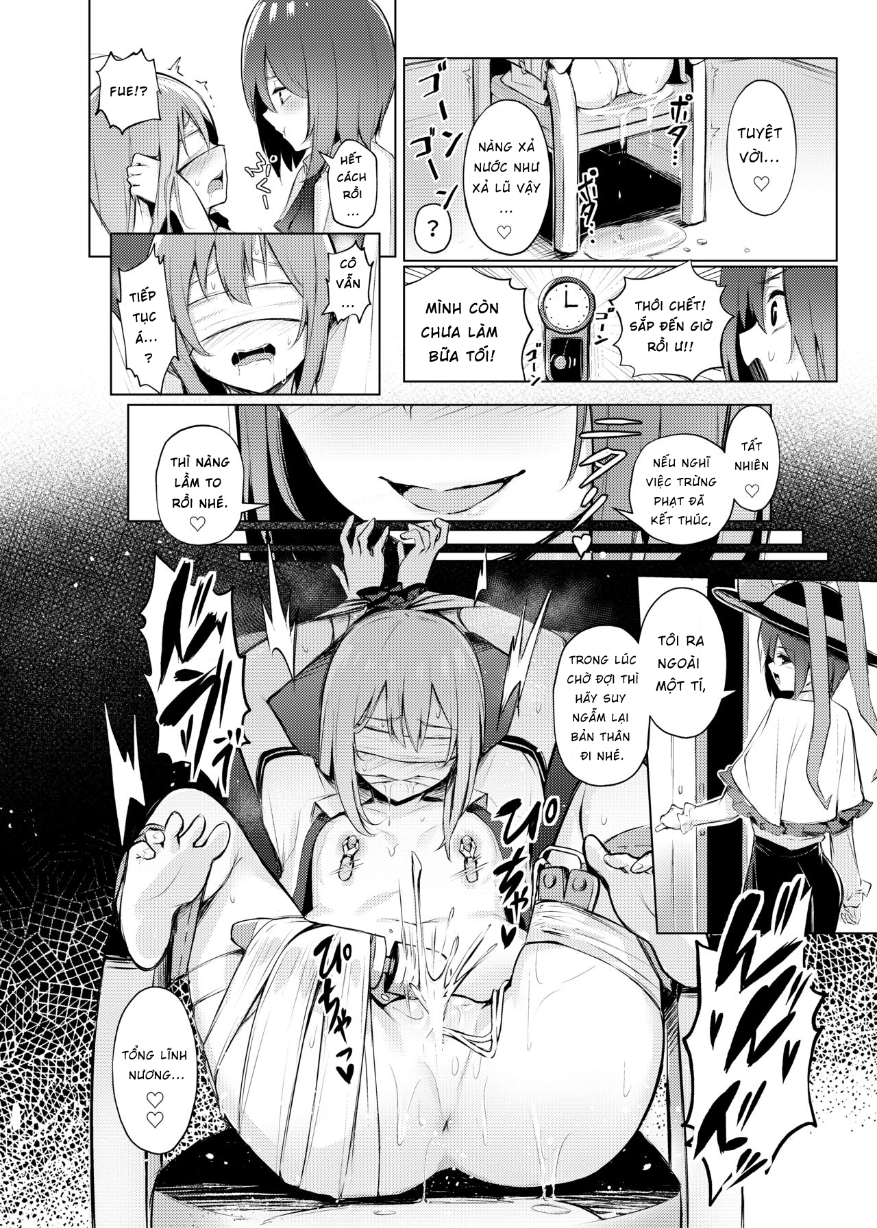 Đọc truyện hentai Tenshi-chan ga Iku-san ni Oshioki sareru Hon (Touhou Project) - Oneshot