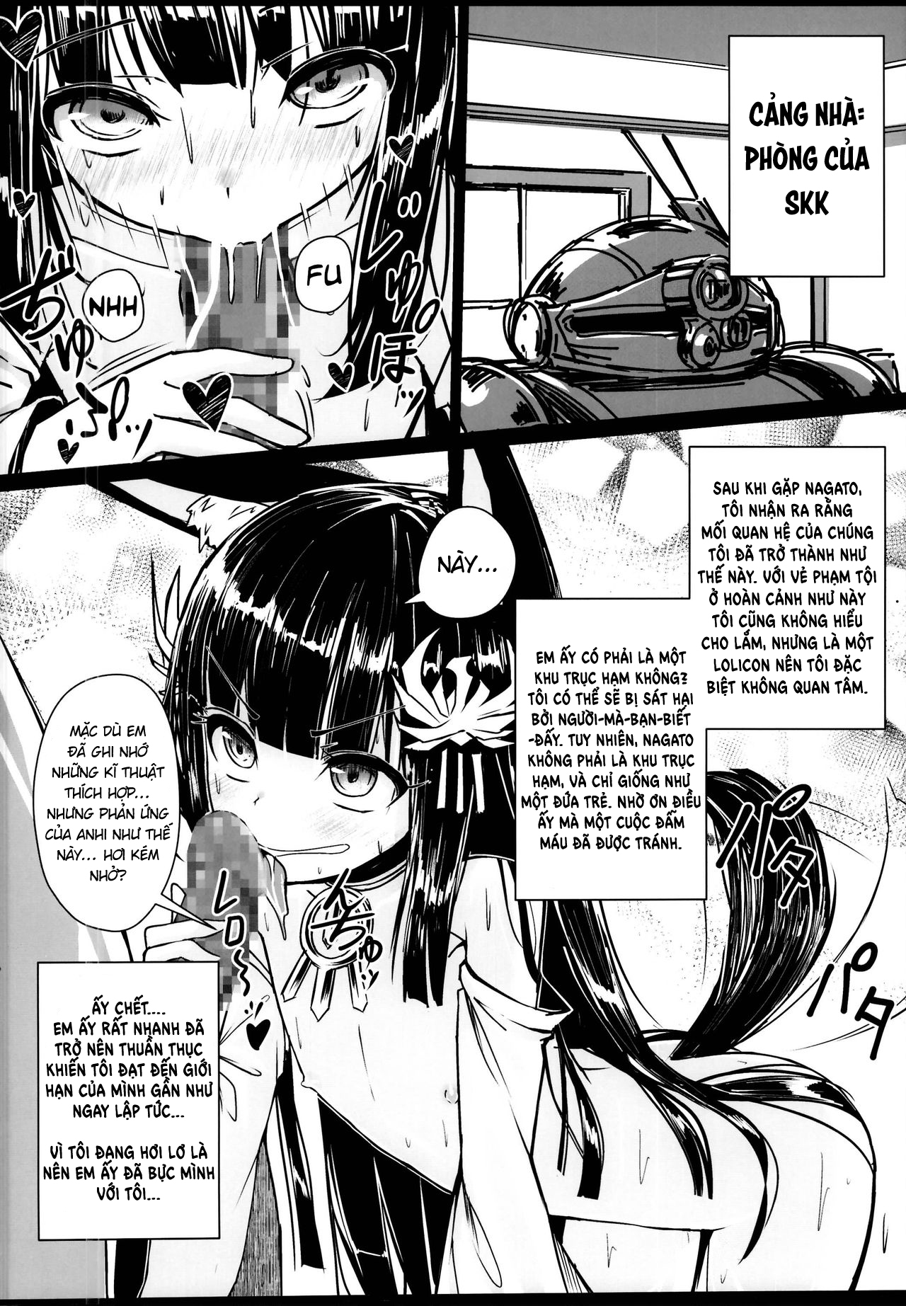 Đọc truyện hentai Yo wa Nagato Juushou (Teokure) no Nagato de Aru - Oneshot