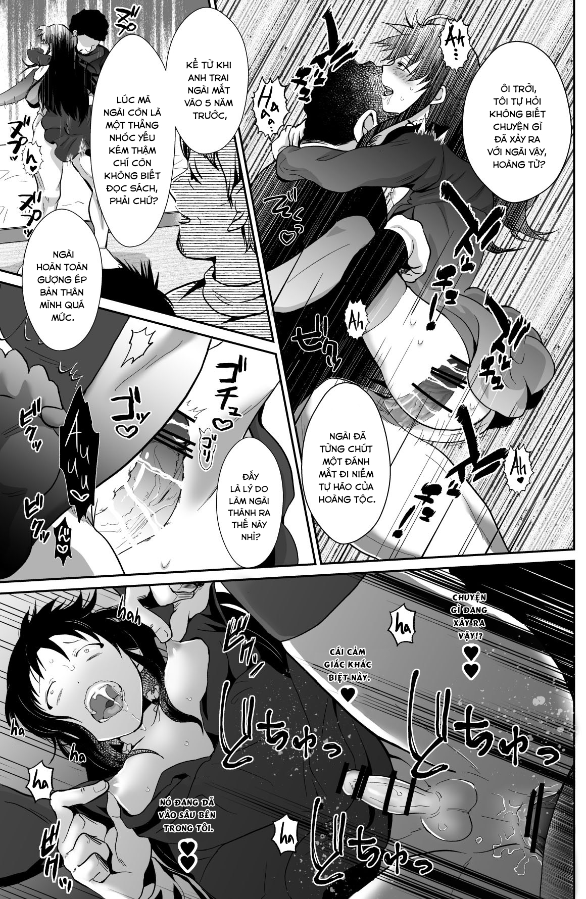 Đọc truyện hentai Kawaisou na Ouji-sama wa Warui Mahou de Oshiro no Mesu Benki ni Sarete Shimaimashita - Chap 2