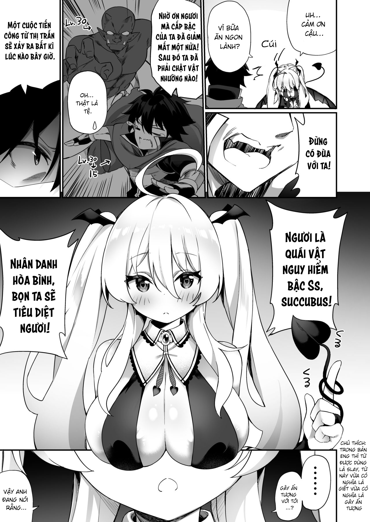 Đọc truyện hentai Câu chuyện về chàng trai dũng cảm đã thua trận trước Ma vương và rồi tận hưởng cuộc sống với tư cách là một succubus - Oneshot