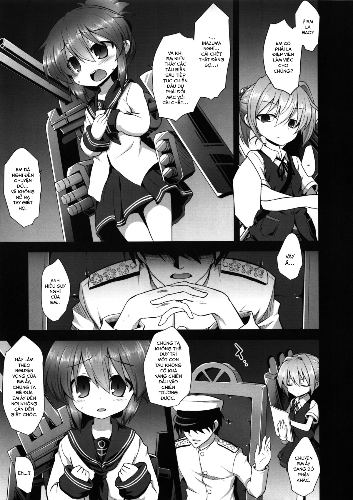 Đọc truyện hentai Thụ thai cho các bé nữ hạm (Kantai Collection -KanColle-) - Chap 1: Bé Inazuma
