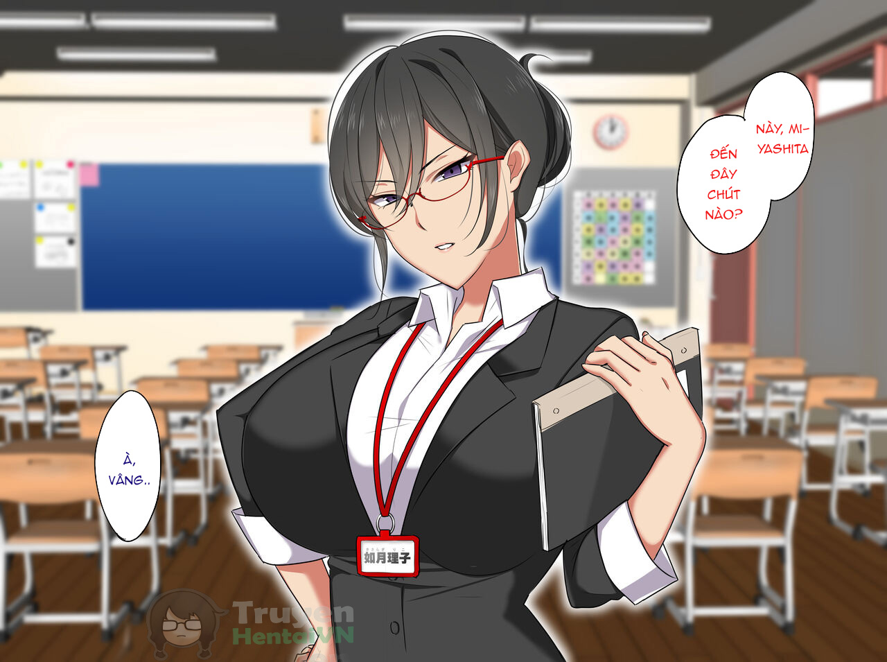 Đọc truyện hentai Sensei wa Boku no SeFri ~Oni Kyoushi Kisaragi-sensei - chap 1