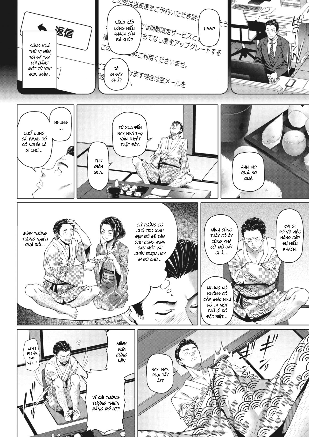 Đọc truyện hentai Nhà trọ này hiếu khách thật đấy!! - Oneshot