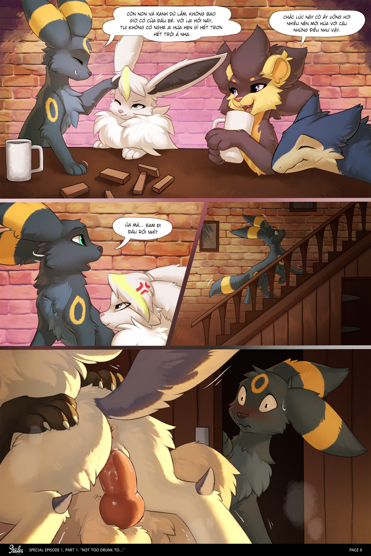 Đọc truyện hentai Một vũ trụ giả tưởng nơi con người không tồn tại - Chap 4 - (TT) Chương 1 P1: Đừng có quá chén...