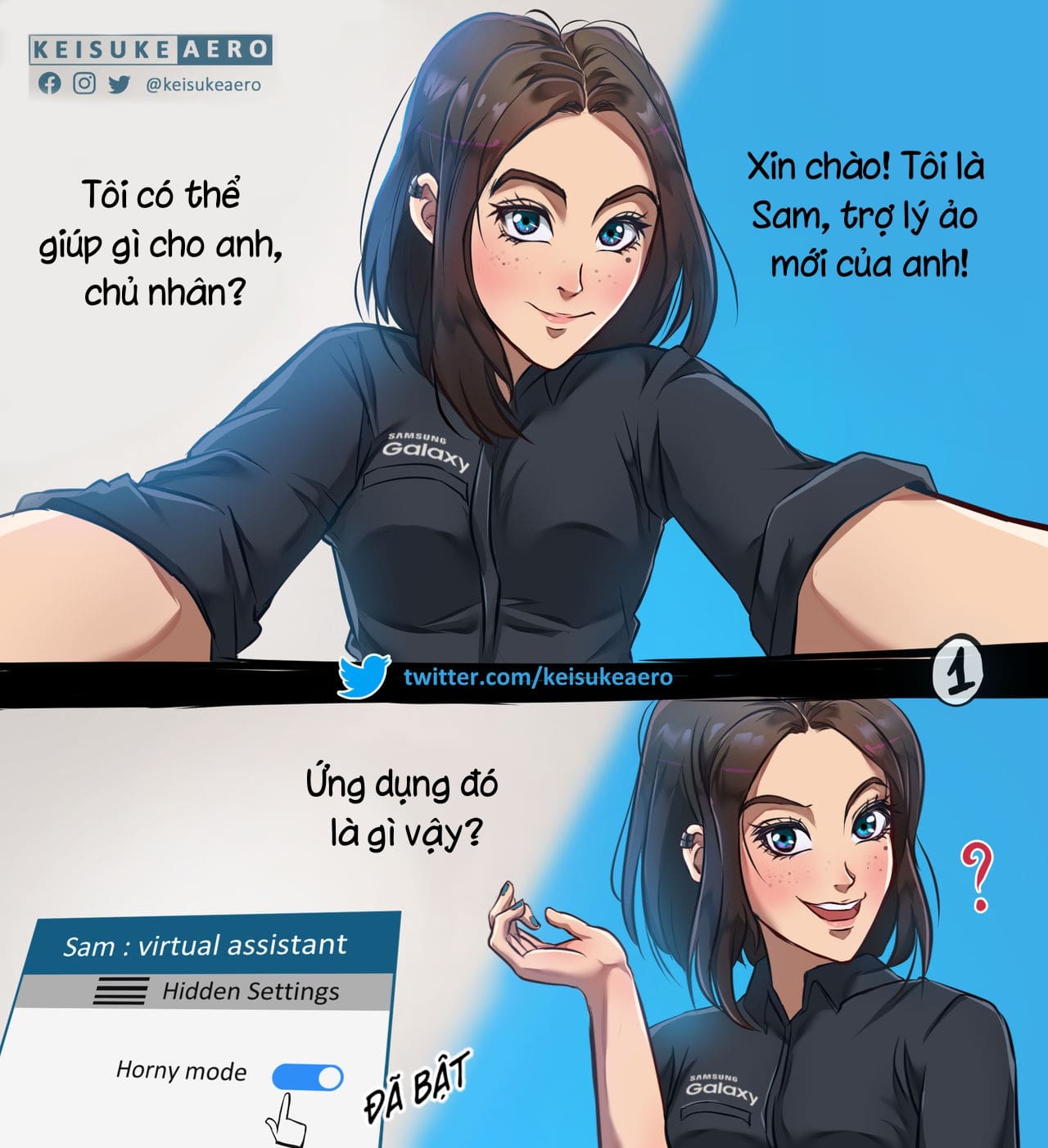 Đọc truyện hentai Trợ Lý Ảo Samsung - Oneshot