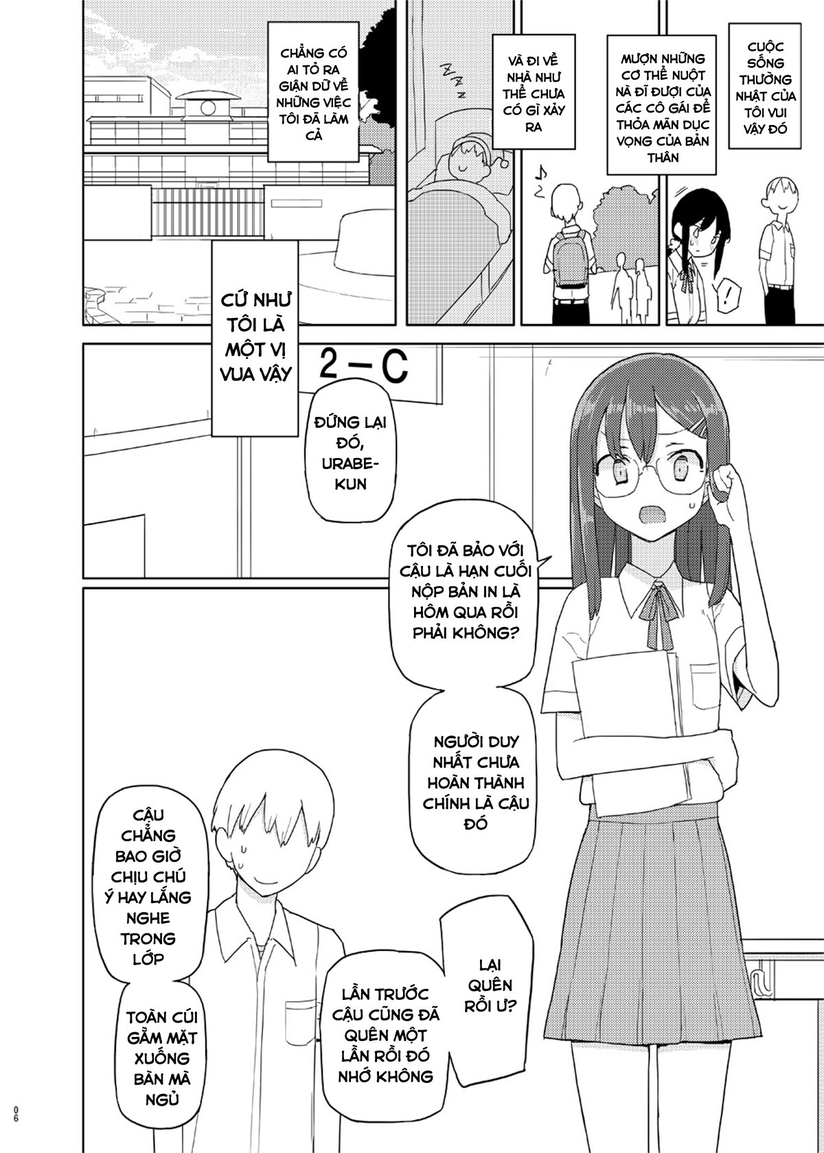 Đọc truyện hentai Sáng Học, Tối Ngủ, Giờ Nghỉ Giải Lao Đi Đụ Dạo~ - Oneshot (fix 24.5.2021)