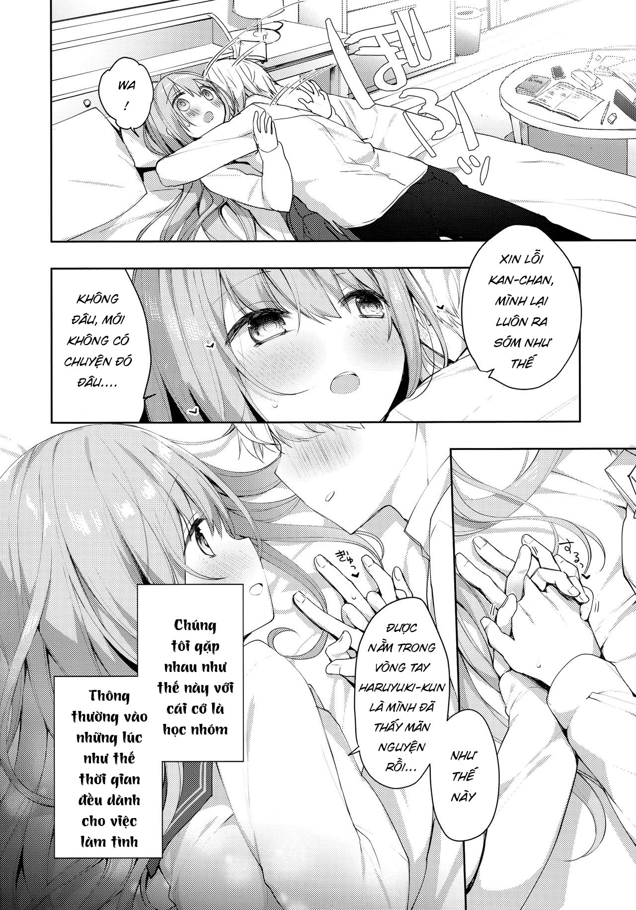 Đọc truyện hentai Kouhai Danshi ni Netorare SEX - Chap 1 - Có che