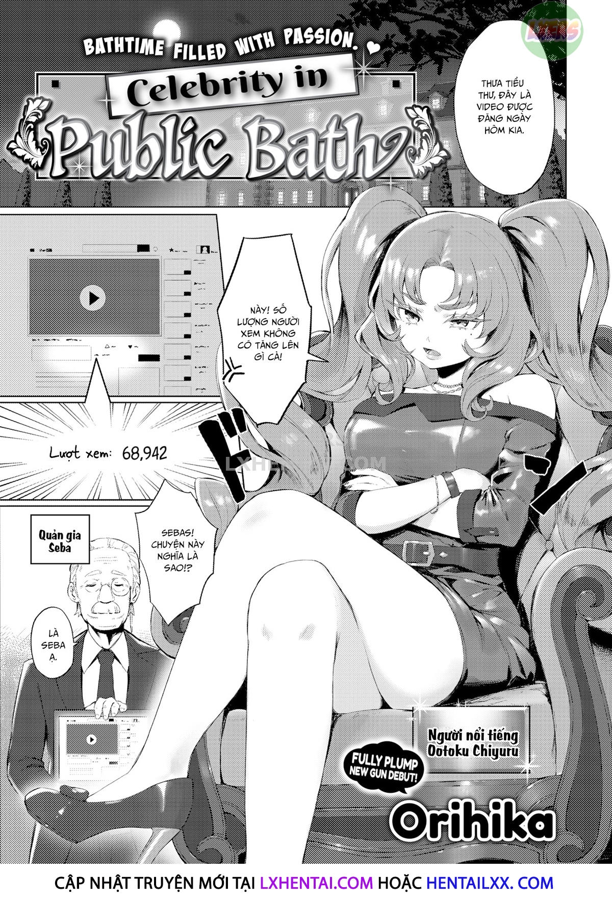 Đọc truyện hentai Ngôi sao trong nhà tắm công cộng - Oneshot