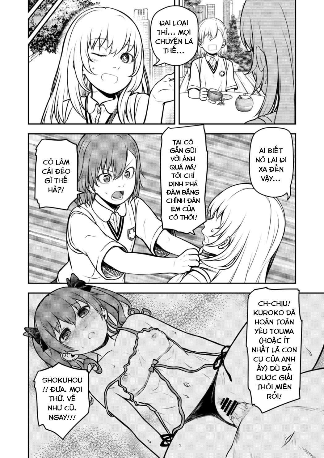 Đọc truyện hentai Black Thoughts (Toaru Kagaku no Railgun) - Oneshot