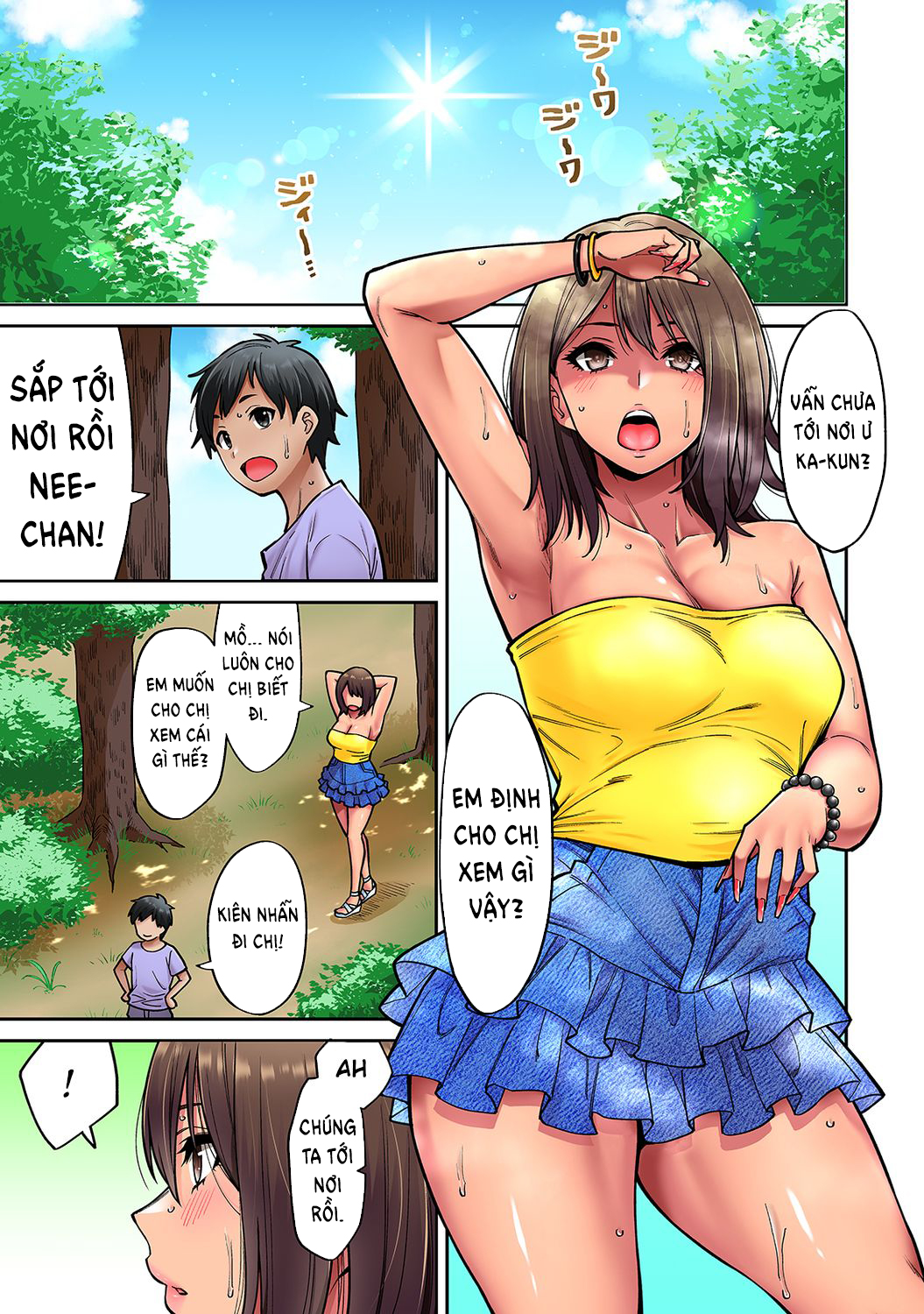 Đọc truyện hentai Bà chị tôi mến đã trở về trong bộ dạng gái lai tây - Chap 4