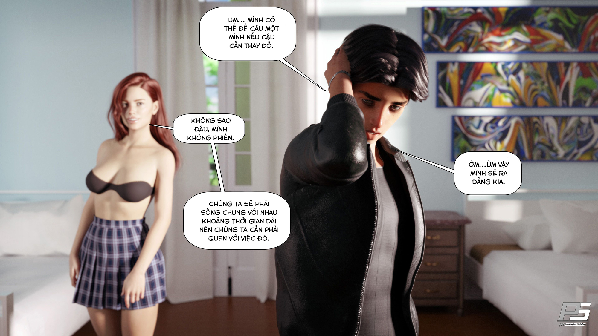 Đọc truyện hentai Milf Mansion - Vol 1 - Chương 3: Mình sẽ đợi cậu về.