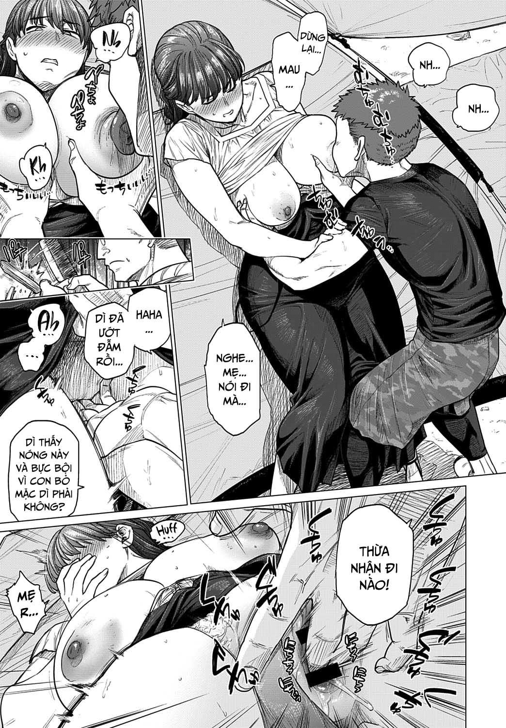 Đọc truyện hentai Cắm trại cùng mẹ kế - Oneshot
