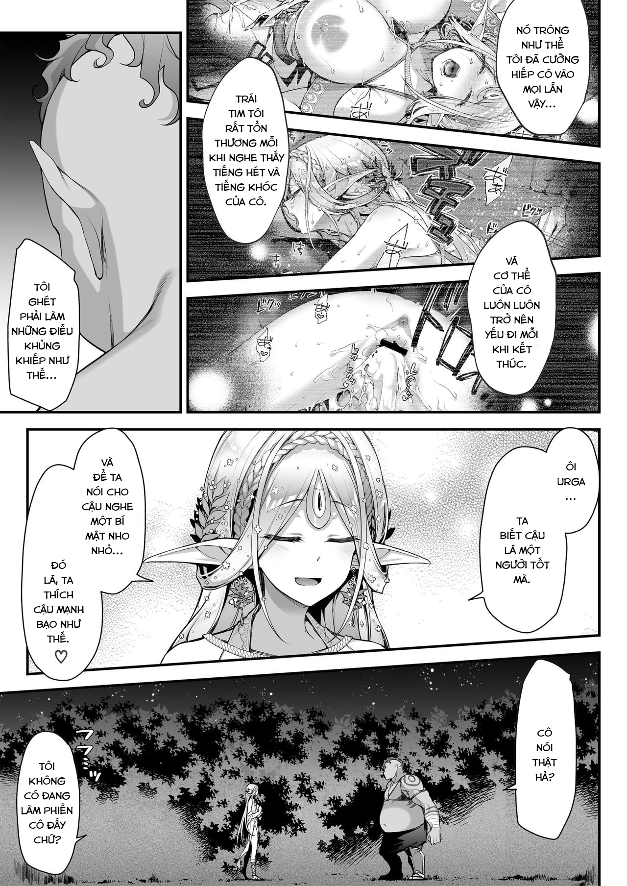 Đọc truyện hentai Midara na Elf-san wa Orc-kun ga Osuki - Chap 1