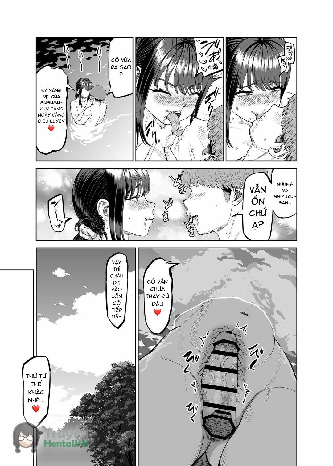 Đọc truyện hentai Tomodachi no Okaa-san ni Sasowarete... Inaka ni Kichaimashita! - Oneshot