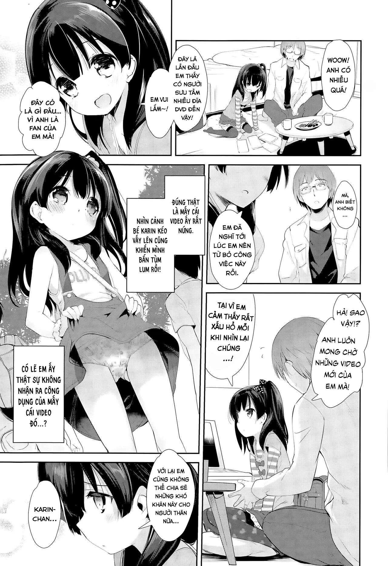 Đọc truyện hentai Tôi may mắn được húp bé loli idol nhà kế bên. - Oneshot