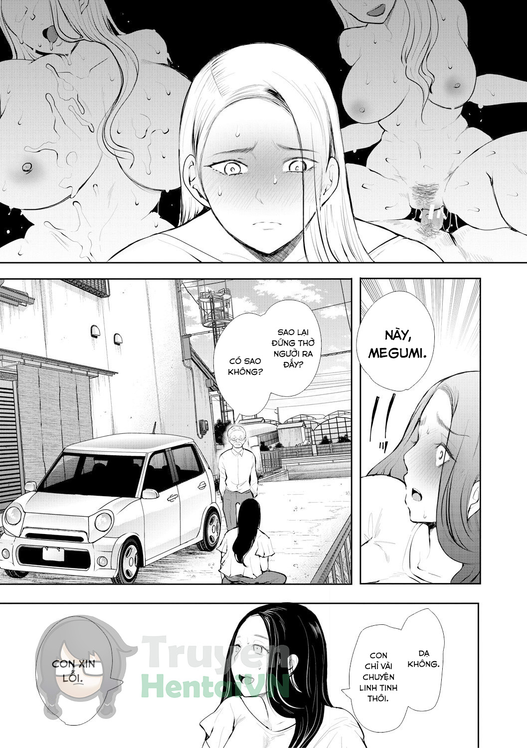 Đọc truyện hentai Netorareta Hitozuma [JP] - Chap 3