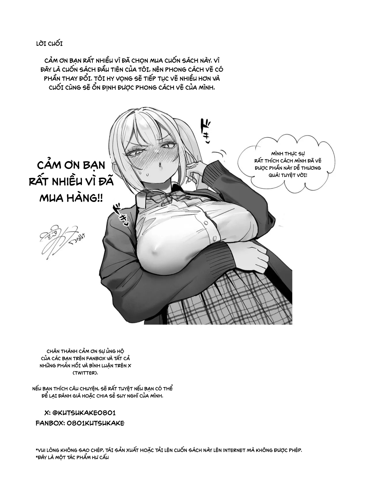 Đọc truyện hentai Ryou Kataomoi ga Minoranai Gyaru-san wa Iramura Chikunii ga Tomaranai! - Oneshot