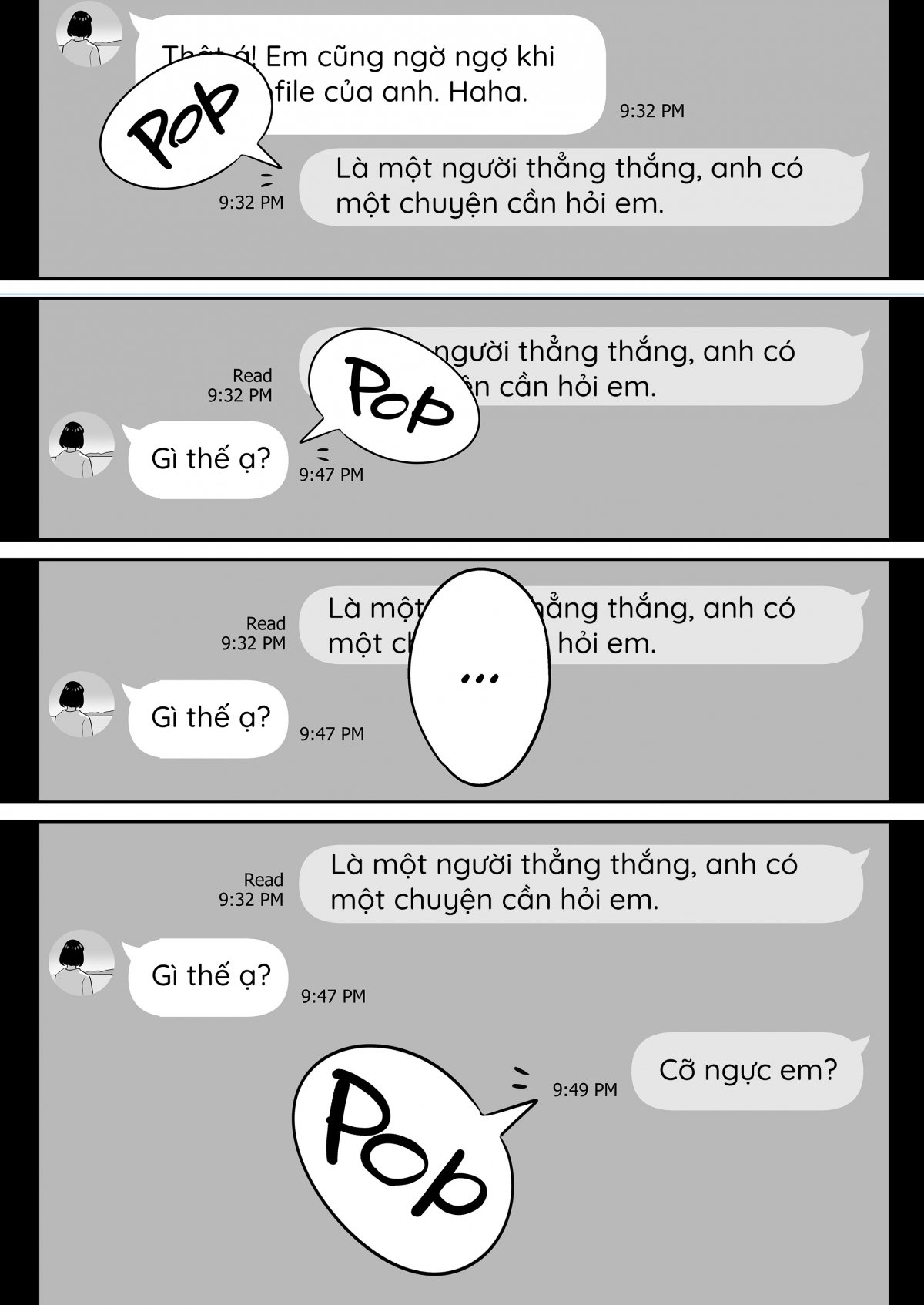 Đọc truyện hentai Lướt Tinder, Tôi chịch luôn vợ người ta. - Oneshot [Không che]