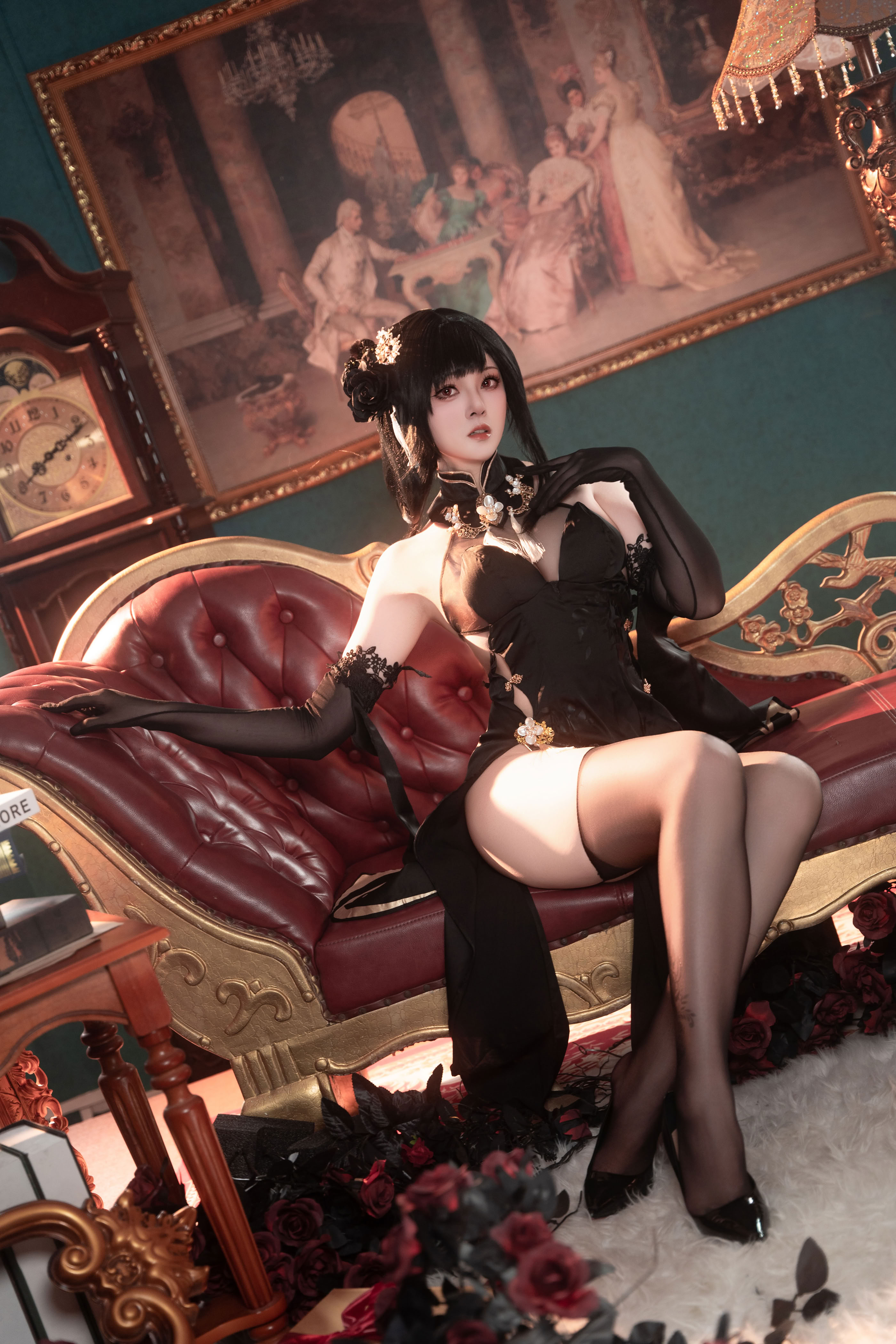 Đọc truyện hentai Tuyển tập Albums siêu phẩm Cosplay - Chap 1241 - Natsuko - Azur Lane Zhenhai Cheongsam