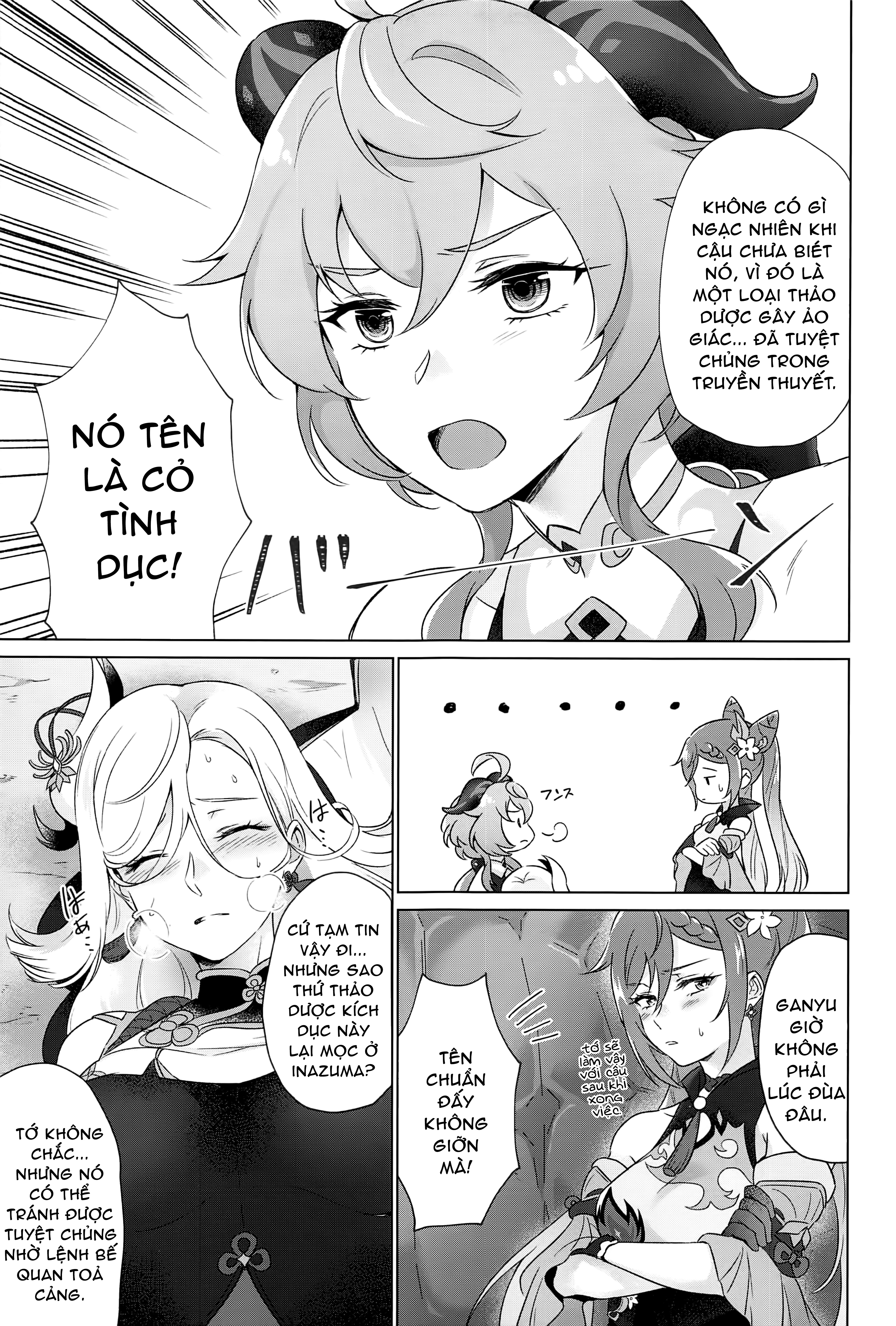 Đọc truyện hentai Nghiệm pháp tình dục kiểu Liyue - Oneshot full