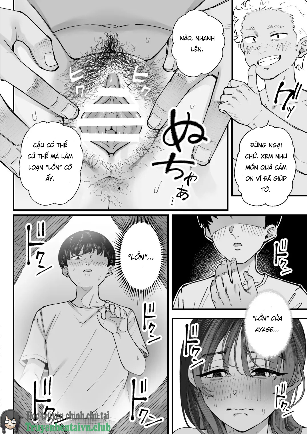 Đọc truyện hentai Boku to Aitsu to Ano Ko to KanojoMe, Him, the Girl and Her - Oneshot